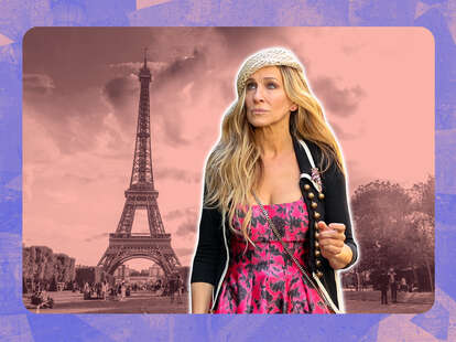carrie bradshaw paris city of love