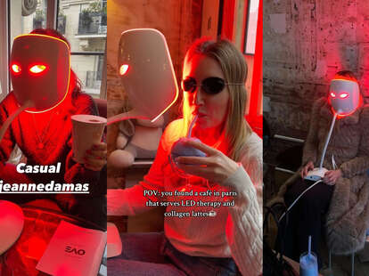 red light therapy paris cafe