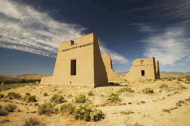fort churchill state historic park ruins in nevada