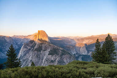 El Capitan View from Glacier Point at Dusk in Yosemite National Park